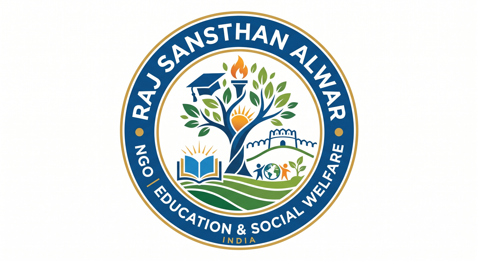 Raj Sansthan Alwar Logo
